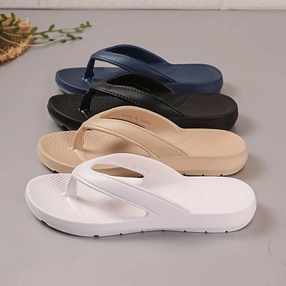 New women's elegant arch support flip flops, indoor/outdoor use, summer beach sandals, casual shoes with EVA soles, comfortable