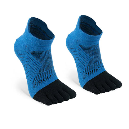 Double Running Five Finger Socks Summer Thin Breathable Sports Quick Drying Off Road Athletic Toe Socks for Men Women