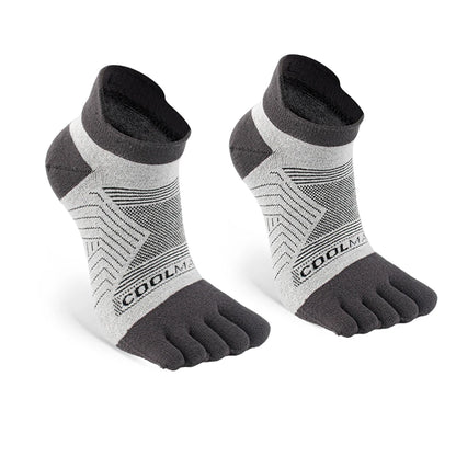 Double Running Five Finger Socks Summer Thin Breathable Sports Quick Drying Off Road Athletic Toe Socks for Men Women